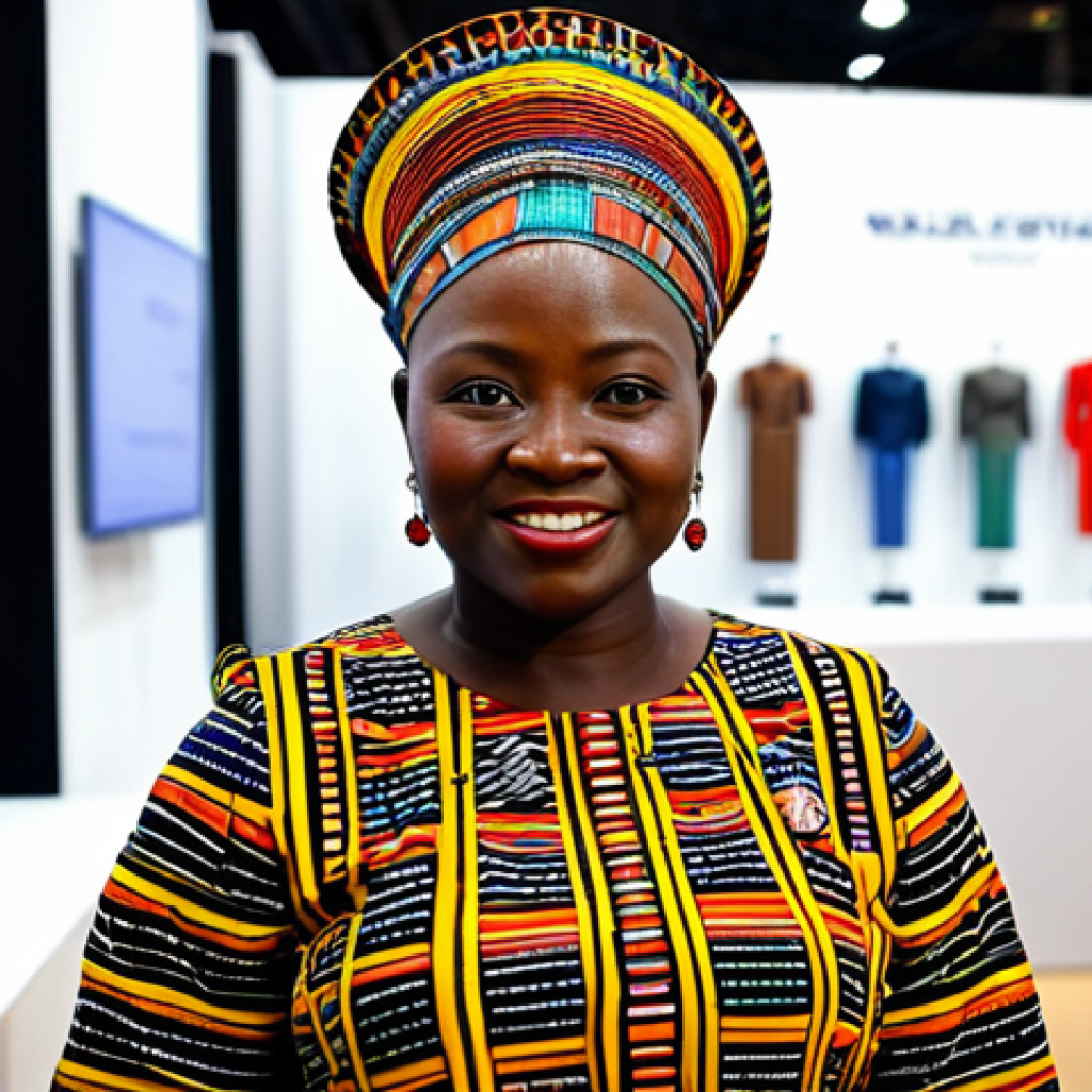 짐바브웨의 여성 기업가 성공 사례 - **

"Zimbabwean businesswoman in a vibrant, traditionally-inspired but modernly-designed, fully clot...
