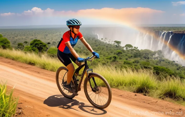 짐바브웨에서 자전거 여행하기 - Prompt 1: Victoria Falls Adventure Ride** 짐바브웨에서 자전거 여행하기 - Prompt 1: Victoria Falls Adventure Ride**