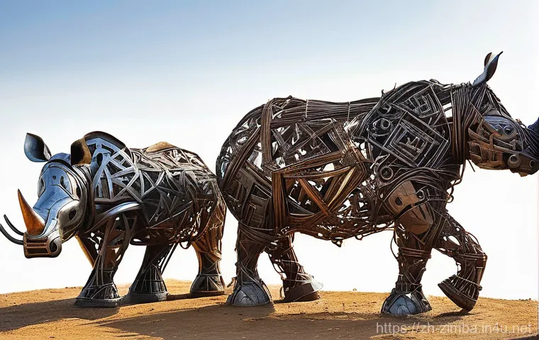 짐바브웨의 공예품 시장 탐방 - **Dedicated Zimbabwean Stone Sculptor at Work**
    A close-up, intimate scene of a Zimbabwean stone...